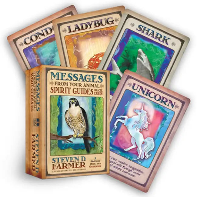 Messages from Your Animal Spirit Guides Oracle Cards: A 44-Card Deck and Guidebook! [With Guidebook] by Steven D. Farmer