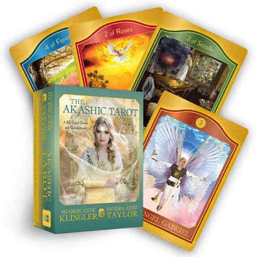 The Akashic Tarot: A 62-Card Deck and Guidebook by Sharon Anne Klingler