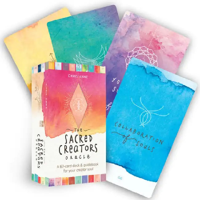 The Sacred Creators Oracle: A 67-Card Oracle Deck & Guidebook for Your Creator Soul by Chris-Anne