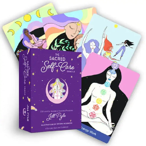 The Sacred Self-Care Oracle: A 55-Card Deck and Guidebook by Jill Pyle