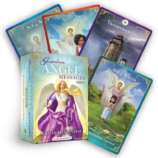 Guardian Angel Messages Tarot: A 78-Card Deck and Guidebook by Radleigh Valentine
