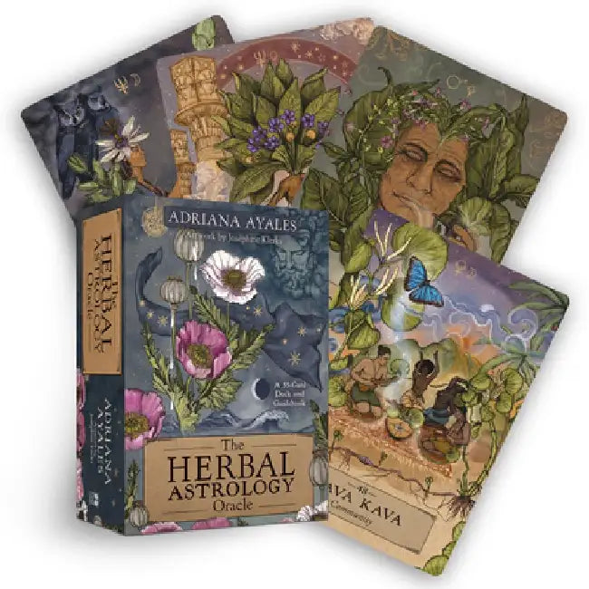 The Herbal Astrology Oracle: A 55-Card Deck and Guidebook by Adriana Ayales