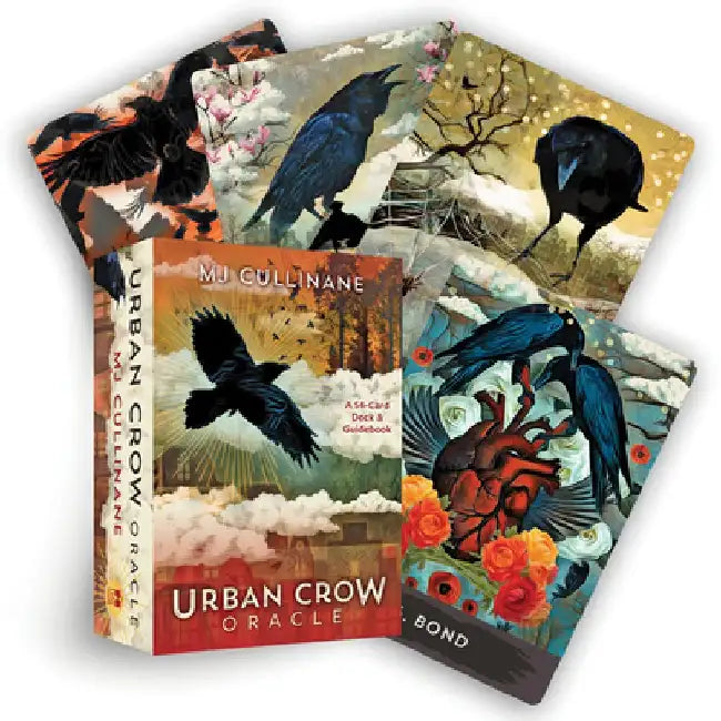 Urban Crow Oracle: A 54-Card Deck and Guidebook by Mj Cullinane