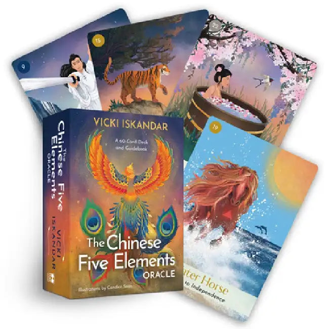 The Chinese Five Elements Oracle: A 60-Card Deck and Guidebook by Victoria Iskandar