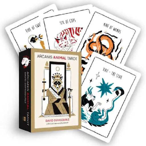 Arcanis Animal Tarot: A 78-Card Deck and Guidebook by David DePasquale
