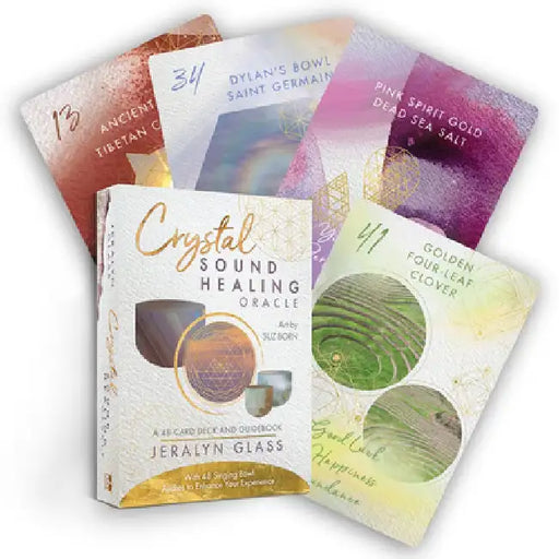 Crystal Cadence Sound Healing Oracle: A 48-Card Deck and Guidebook by Jeralyn Glass