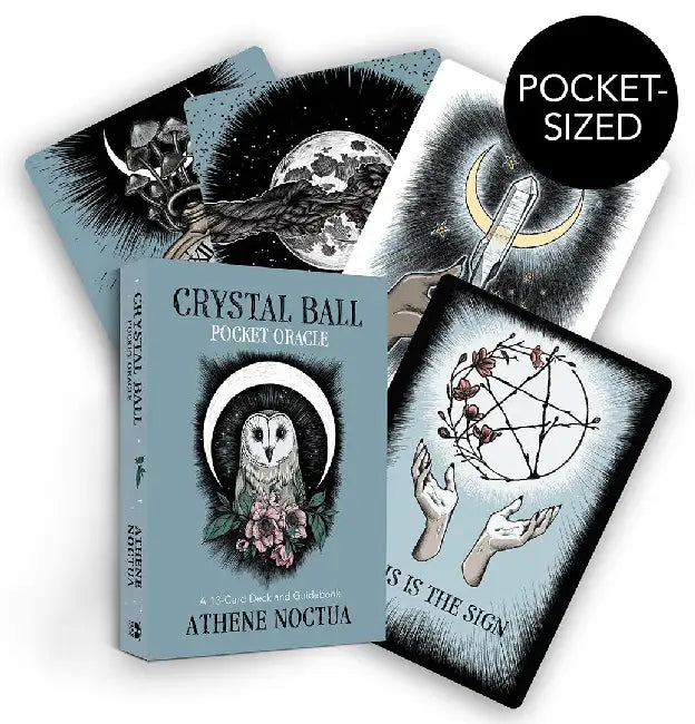 Crystal Ball Pocket Oracle: A 13-Card Deck and Guidebook by Athene Noctua
