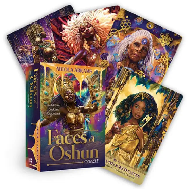 Faces of Oshun Oracle: A 44-Card Deck and Guidebook by Abiola Abrams