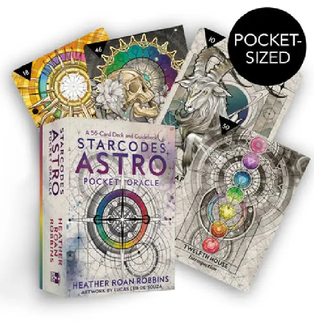 Starcodes Astro Pocket Oracle: A 56-Card Deck and Guidebook by Heather Roan Robbins