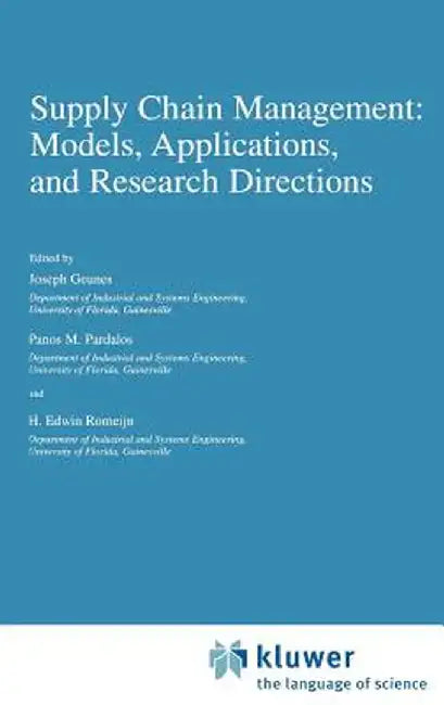 Supply Chain Management: Models, Applications, and Research Directions by Joseph Geunes