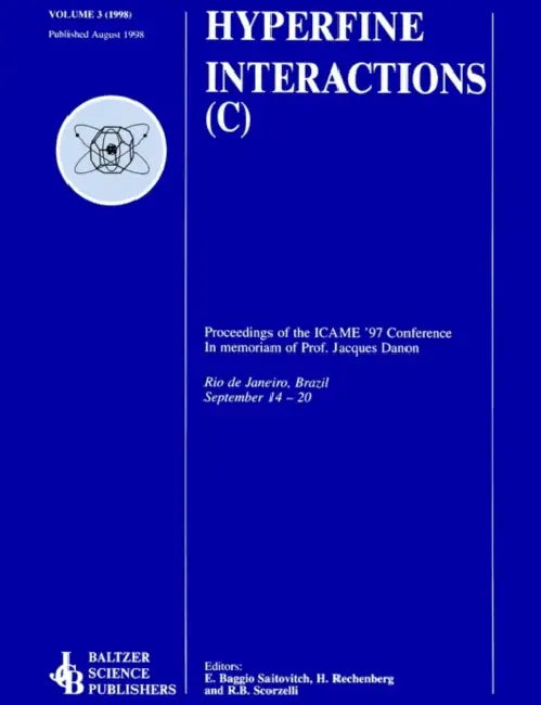 Proceedings of the ICAME '97 Conference: In Memoriam of Professor Jacques Danon by E. Baggio Saitovitch