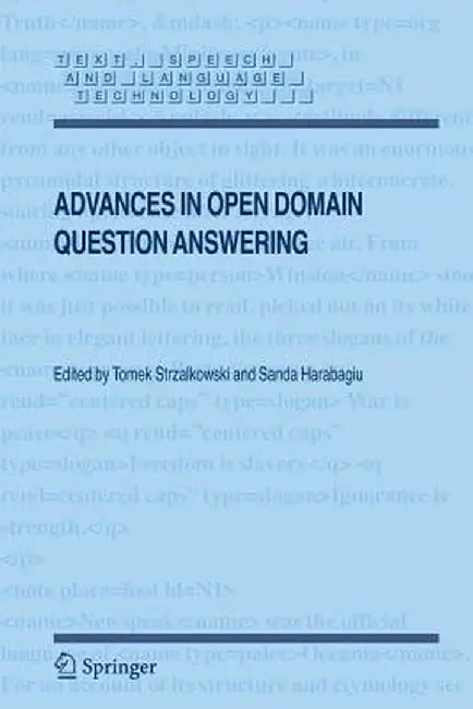 Advances in Open Domain Question Answering by Tomek Strzalkowski