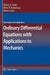 Ordinary Differential Equations with Applications to Mechanics by Mircea Soare