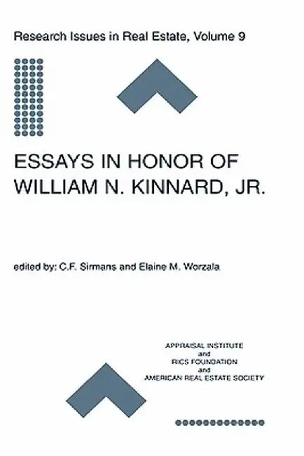 Essays in Honor of William N. Kinnard, Jr. by C. F. Sirmans