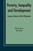 Poverty, Inequality and Development: Essays in Honor of Erik Thorbecke by Alain de Janvry