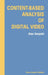 Content-Based Analysis of Digital Video by Alan Hanjalic
