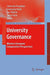 University Governance: Western European Comparative Perspectives by Catherine Paradeise