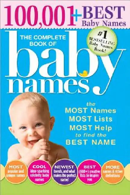 The Complete Book of Baby Names: The Most Names, Most Lists, Most Help to Find the Best Name by Lesley Bolton