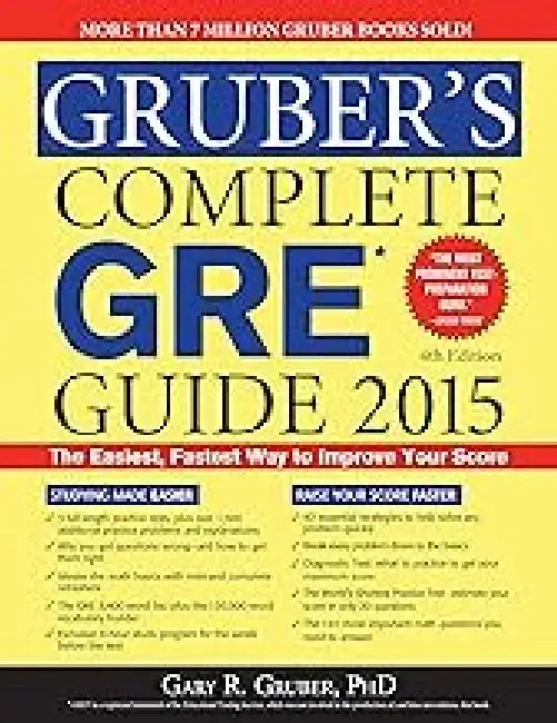 Gruber'S Complete Gre Guide 2015 