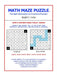 Math Maze Puzzle: The Math Alternative to Crossword Puzzle! by Ralph J. Colao