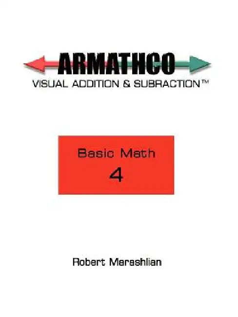 Armathco: Basic Math 4 by Robert Marashlian