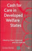 Cash for Care in Developed Welfare States by Clare Ungerson, S. Yeandle
