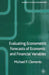 Evaluating Econometric Forecasts of Economic and Financial Variables by M. Clements