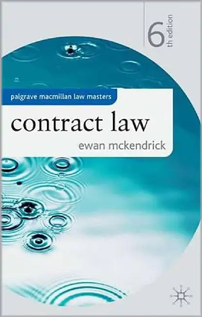 Contract Law by Ewan McKendrick