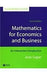 Mathematics For Economics And Business: An Interactive Introduction, Includes MathEcon CD-ROM by Jean Soper