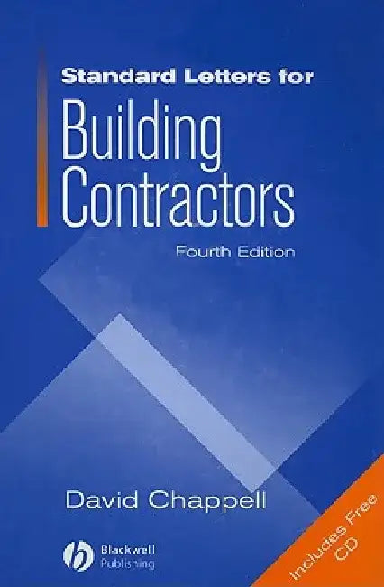 Standard Letters for Building Contractors [With CDROM] by David Chappell