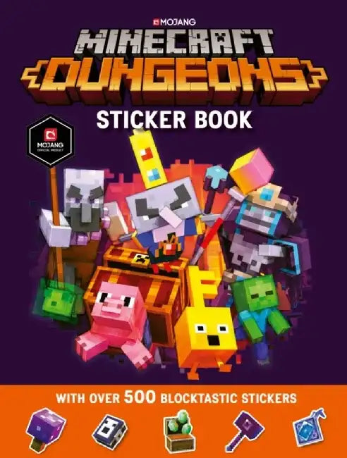 Minecraft Dungeons Sticker Book by Mojang AB