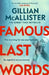 Famous Last Words by Gillian McAllister