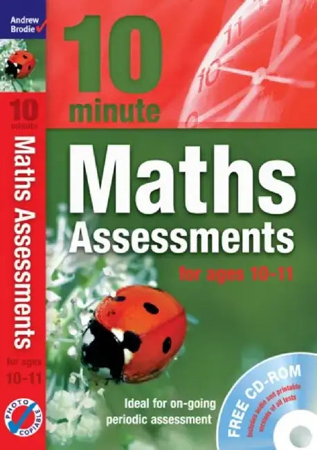 Ten Minute Maths Assessments ages 10-11 (plus CD-ROM) by Andrew Brodie