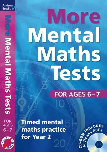 More Mental Maths Tests for ages 6-7 by Andrew Brodie
