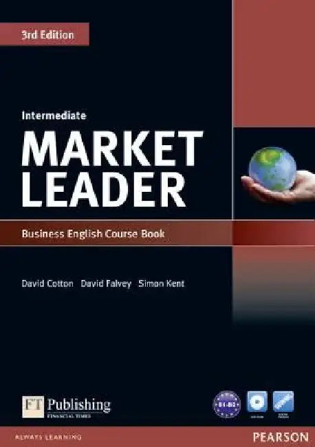 Market Leader 3 Intermediate Coursebook with Self-Study CD-ROM and Audio CD by David Cotton