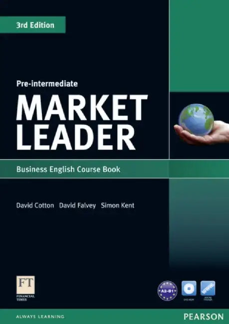 Market Leader 3rd Edition Pre-Intermediate Coursebook & DVD-Rom Pack by David Cotton