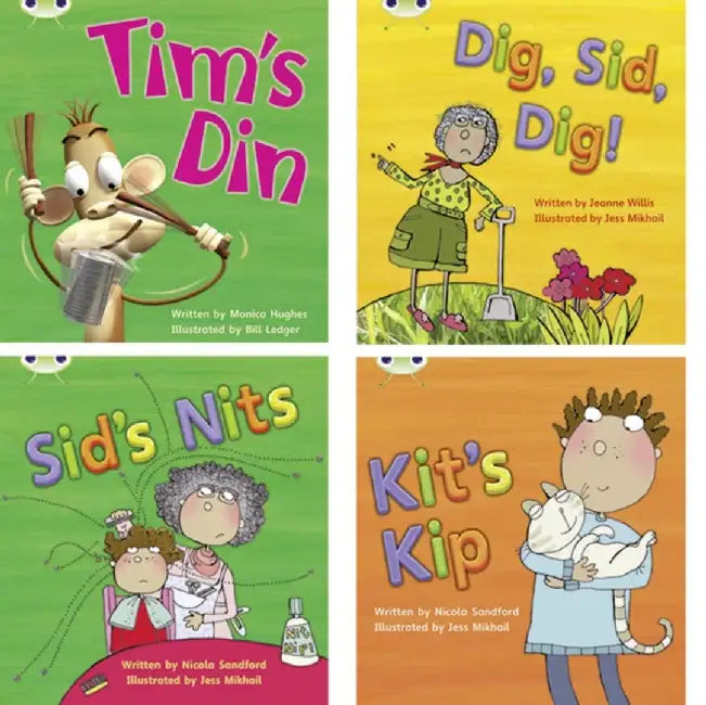 Learn to Read at Home with Bug Club Phonics: Pack 1 (Pack of 4 fiction books) by Monica Hughes