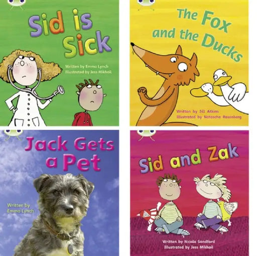 Learn to Read at Home with Bug Club Phonics: Pack 3 (Pack of 4 reading books with 3 fiction and 1 non-fiction) by Emma Lynch