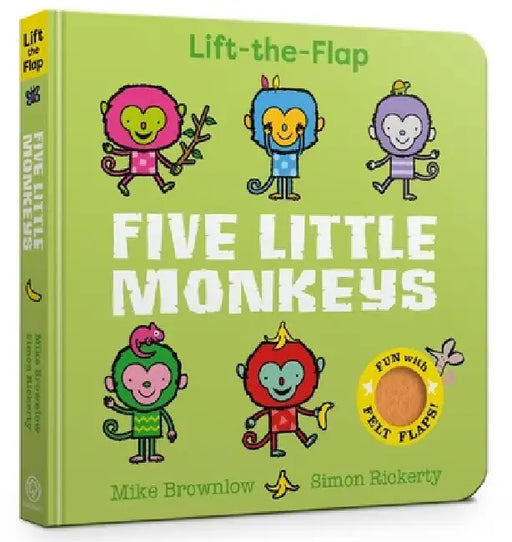 Five Little Monkeys: Lift-the-Flap by Mike Brownlow