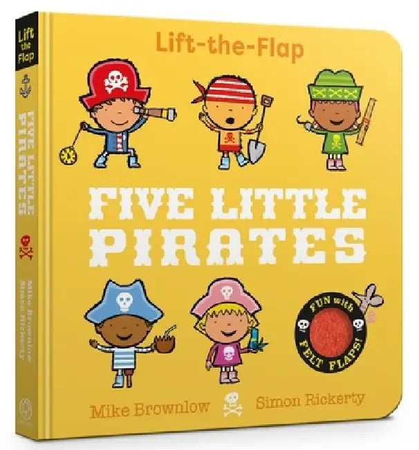 Five Little Pirates: Lift-the-Flap by Mike Brownlow
