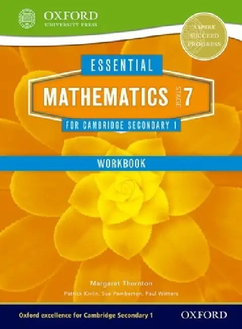 Essential Mathematics for Cambridge Secondary 1 Stage 7 Work Book by Margaret Thornton, Sue Pemberton, Patrick Kivlin