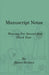Manuscript Notes - Weaving for Second and Third Year by James Holmes