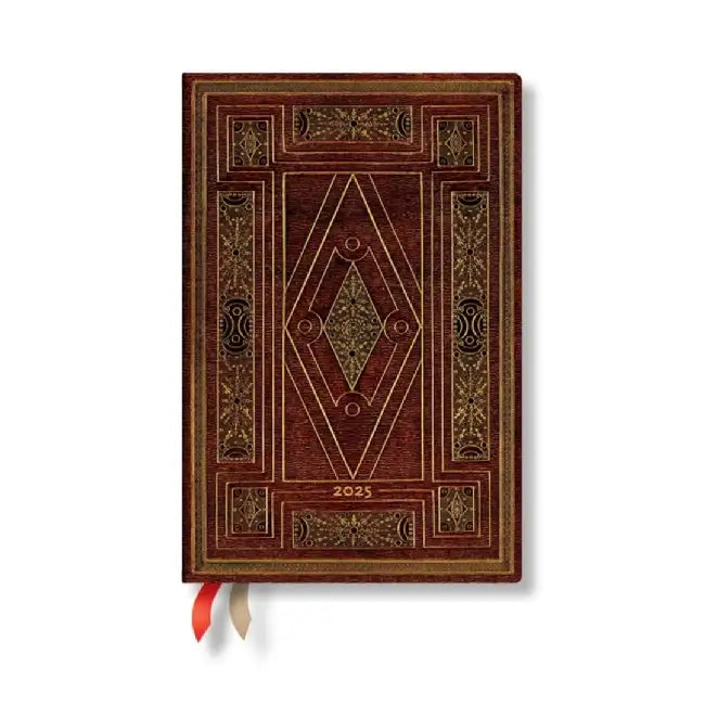 First Folio (Shakespeare’s Library) Mini 12-month Verso Hardback Dayplanner 2025 (Elastic Band Closure) by Paperblanks