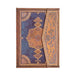 Safavid Indigo (Safavid Binding Art) Midi 12-month Horizontal Hardback Dayplanner 2025 (Wrap Closure) by Paperblanks