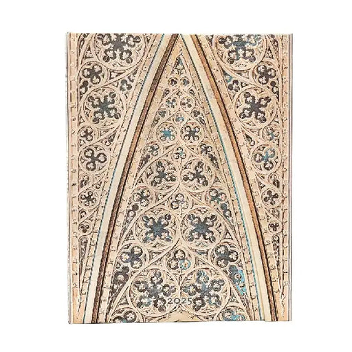 Vault of the Milan Cathedral (Duomo di Milano) Ultra 12-month Horizontal Hardback Dayplanner 2025 (Wrap Closure) by Paperblanks
