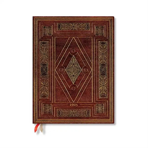 First Folio (Shakespeare’s Library) Ultra 12-month Vertical Hardback Dayplanner 2025 (Elastic Band Closure) by Paperblanks
