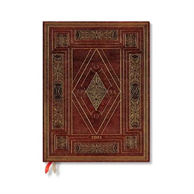 First Folio (Shakespeare’s Library) Ultra 12-month Vertical Hardback Dayplanner 2025 (Elastic Band Closure) by Paperblanks