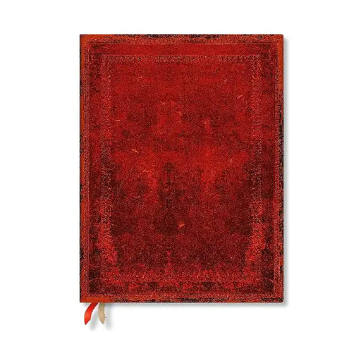 Red Moroccan Bold (Old Leather Collection) Ultra 12-month Business Planner Softcover Flexi Dayplanner 2025 (Elastic Band Closure) by Paperblanks