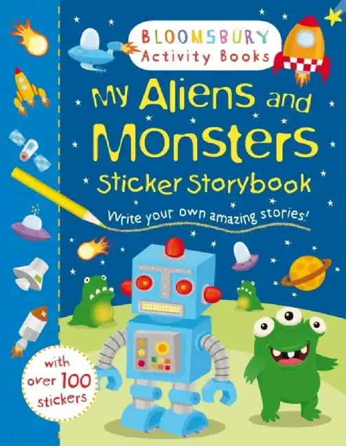 My Aliens and Monsters Sticker Storybook by Dr. Hayley Watson