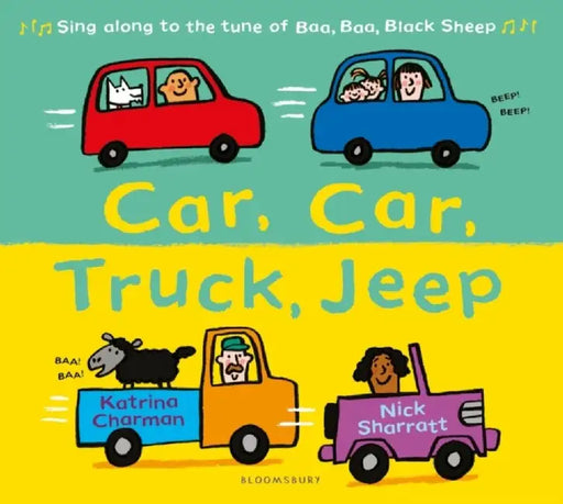 Car, Car, Truck, Jeep by Katrina Charman